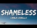 Camila cabello  shameless lyrics