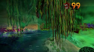 Crash Bandicoot:The Wrath of Cortex - Level 19 - Coral Canyon (Crystal,Gem & Relic)