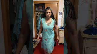 Blue Salwar Kameez Indian Garment