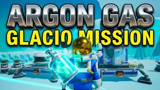 ASTRONEER..Gathering argon gas on Glacio for building future things