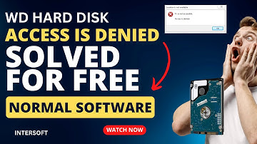 Fix Access Denied Error on WD Hard Disk | Data Recovery