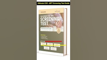 Ultimate CSS - MPT Screening Test Guide | Dogar Brothers | #shorts