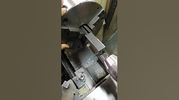 TRICKS TO HOLD SQUARE BAR USING THREE JAWS CHUCK ON THE PARALLEL LATH (USING SLEEVE PIPE)