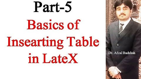 Inserting tables in latex environment for beginners #writing #writingtips #writingtechniques