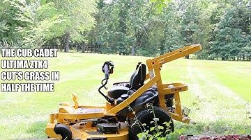 Cub Cadet Ultima-ZTX4 Zero Turn Saved Time And Fuel