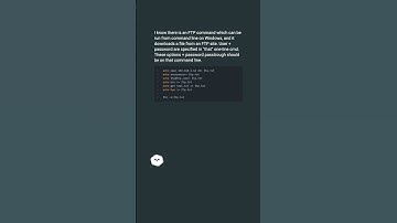 How to download files from FTP site in one command line without user interaction (Window... #shorts