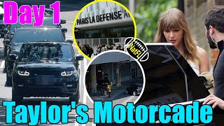 OMG! Taylor Swift's Motorcade Arrives at La Defense Arena to start day 1 the Eras Tour