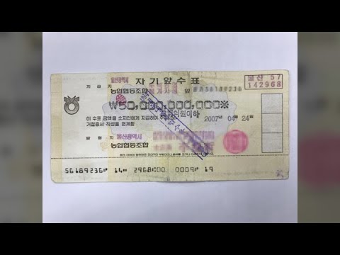 13년 전 도난된 백지수표로 사기 친 일당 검거 / 연합뉴스TV (YonhapnewsTV)