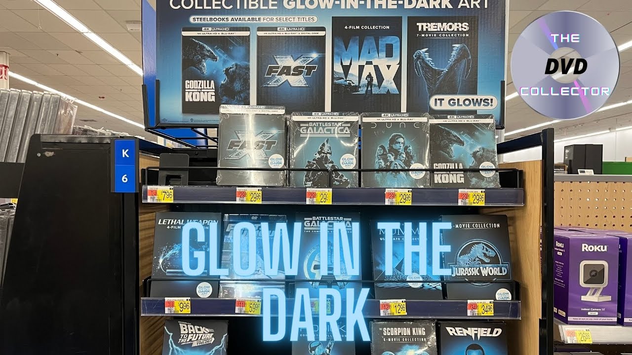 Movie Hunting at Walmart! Glow in the Dark Steelbooks!