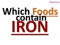 Which foods contain iron