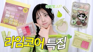ㅇ.아니..! 초록팔레트??🌱... 알 수없는 요지경 유행 라임코어