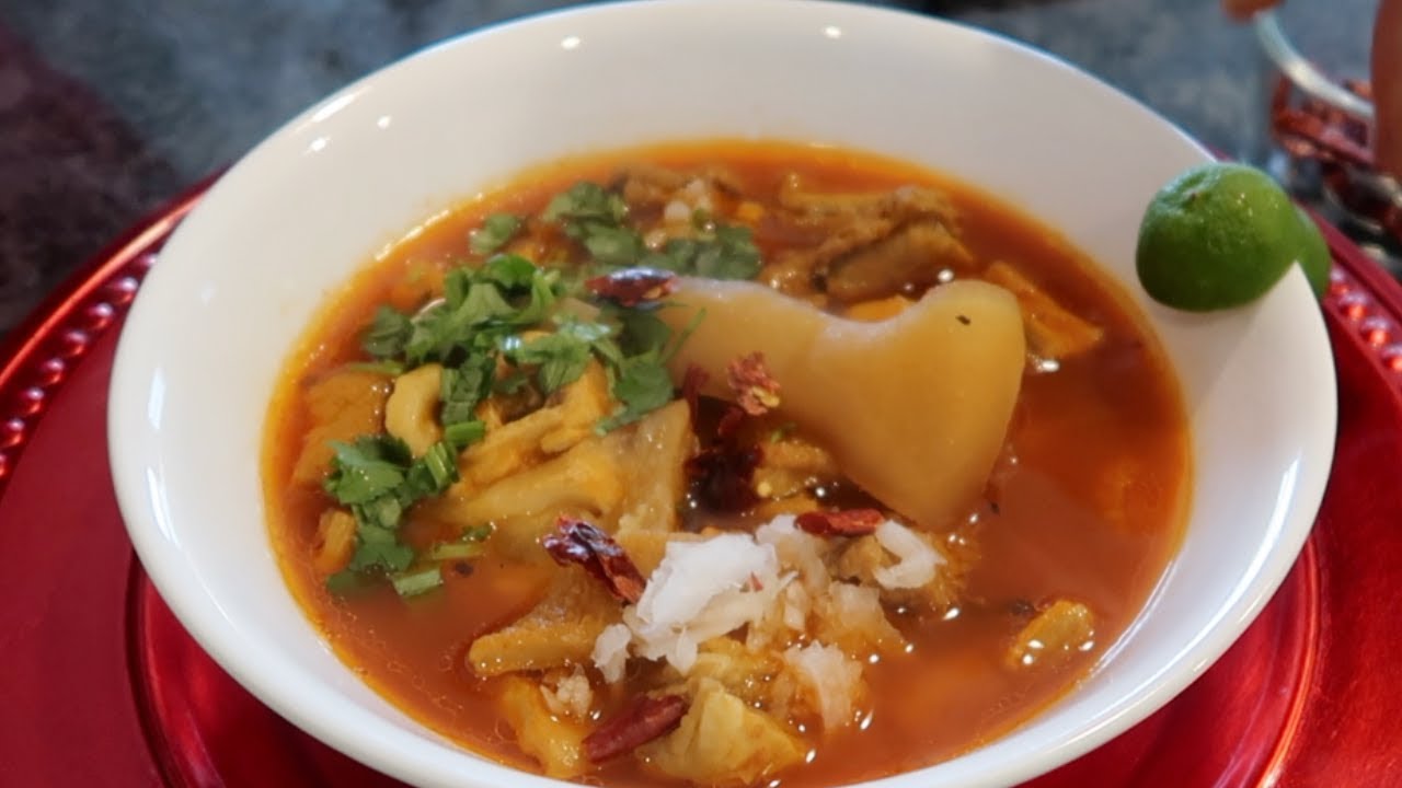 RECETA DE MENUDO O PANCITA YouTube