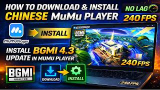 How to Download & Install Chinese MuMu Player | Install BGMI 4.3 Update In Mumu Player