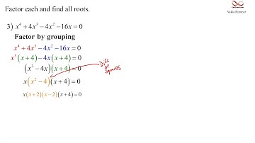 Factoring Polynomials Review Part 1