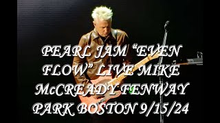 Pearl Jam Even Flow Live Mike McCready Solo Dark Matter Tour Fenway Park Boston MA 9/15/24