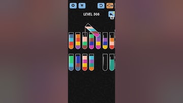 Water Color Sort Level 306 307 308 309 310 WalkThrough Solution Gameplay