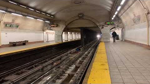 IRT: West Side Line 242 Street Bound Not In Service Train Bypassing 168 Street