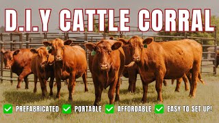 Portable Corral System For Working Cattle 🐮