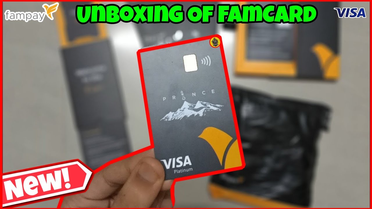 Quick Unboxing Of FamCard 🔥 | Free Fampay Card | FearTosXD 