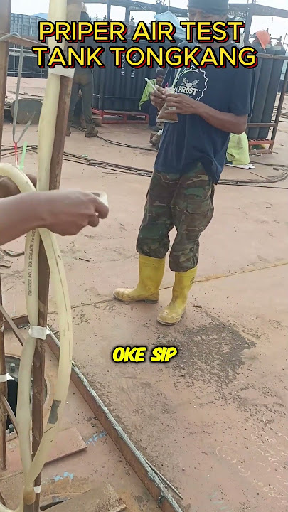 TES KEBOCORAN KAPAL TONGKANG PART 2 #pembuatankapal #proyek #jasapembuatankapal #industrimaritim