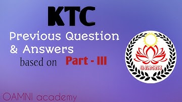 Kerala Treasury Code - # Part - III # Previous Question and Answers Explanation.