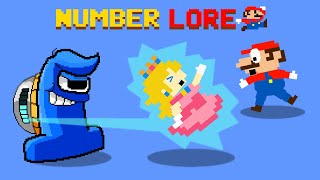 Super Mario and Alphabet Lore Vs. Number Lore (0 - 9) NEW VERSION Compilation | Game Animation