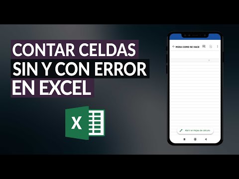 Cómo Contar o Sumar Celdas Sin y Con Error en Excel Fácilmente