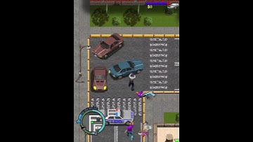 wow.. this is what the J2ME version of GTA looks like #classicgames #gta  #j2me