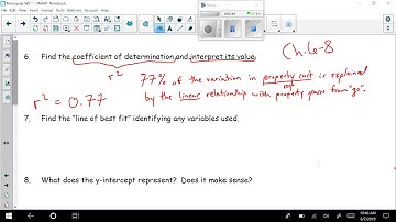 Finding Coefficient of Determination and Interpreting using TI-84 - Made Easy
