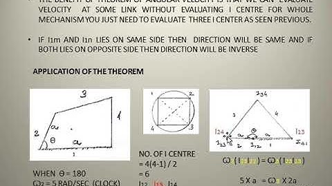 Theory of Machines Theorem of angular velocity part 2 ll Kinematics theory of machine lecture