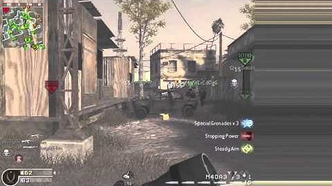 COD4 PC|NO SCOPE ACROSS THE MAP WALL BANG!!!