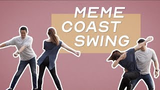 DAB COAST SWING?? (Adding Viral Dance Moves To Your West Coast Swing)
