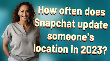 How often does Snapchat update someone