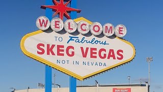 Showing Skegness Ingoldmels and the skeggy vagas sign