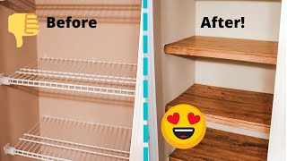 Dollar Tree Wire Shelf Makeover!