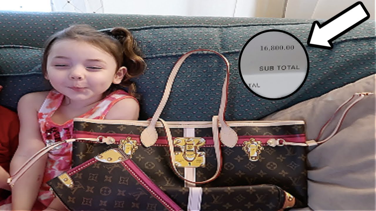 4 Year Old's First Louis Vuitton ($17,000!!!) 