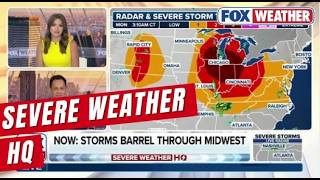 Threat Escalates As Severe Storms Target Midwest Metros With 75+ Mph Winds