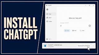 How to Install the New ChatGPT Desktop App on Windows (2026)