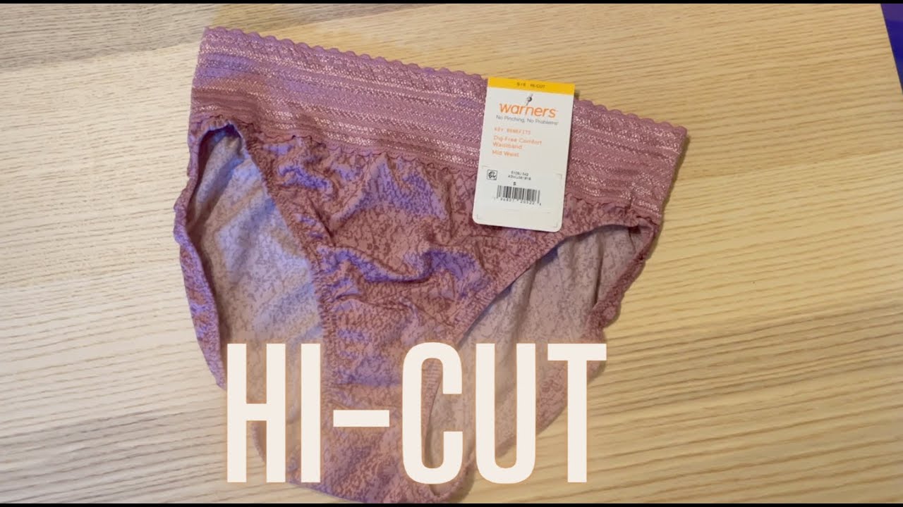 Warner's Women's Allover Breathable Hi-Cut Panty