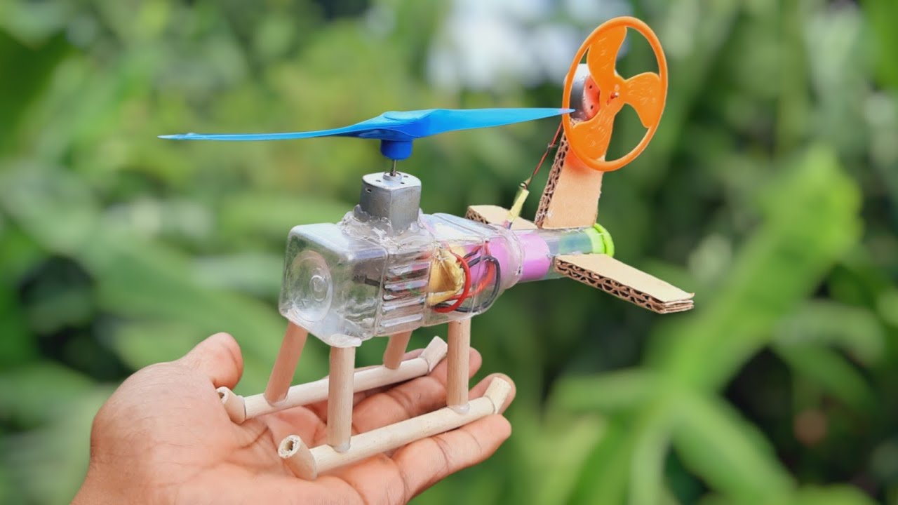 Amazing flying Helicopter | How to Make Helicopter at home - YouTube