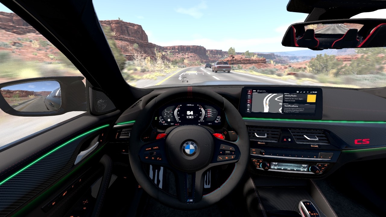 BeamNG Drive - BMW M5 CS (Race Driving)