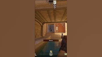 Лучшая моменталка с мида на воду на карте Anubis CS2! #csgo #cs #cs2 #counterstrike #кс #shorts #кс2