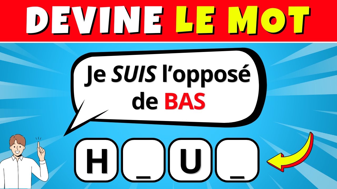 🔤DEVINE le MOT à partir de sa DEFINITION🎯#devinelemot #défimental