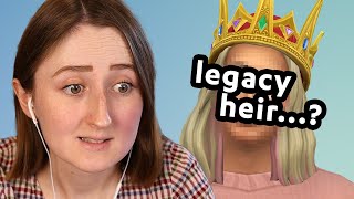choosing the heir to my sims legacy challenge...