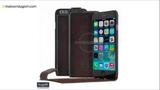 Athlete Statistics Etui iPhone 6 Bugatti FlipCase Amsterdam Marron