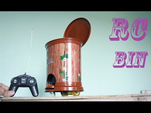 How To Make A Remote Control Recycling Pedal Bin (RC Bin)