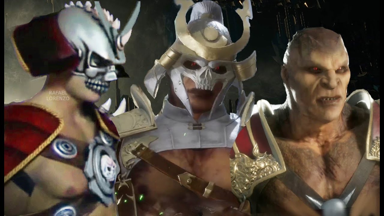 MORTAL KOMBAT SHAO KAHN Evolution Skins Costumes MK2 - MK11