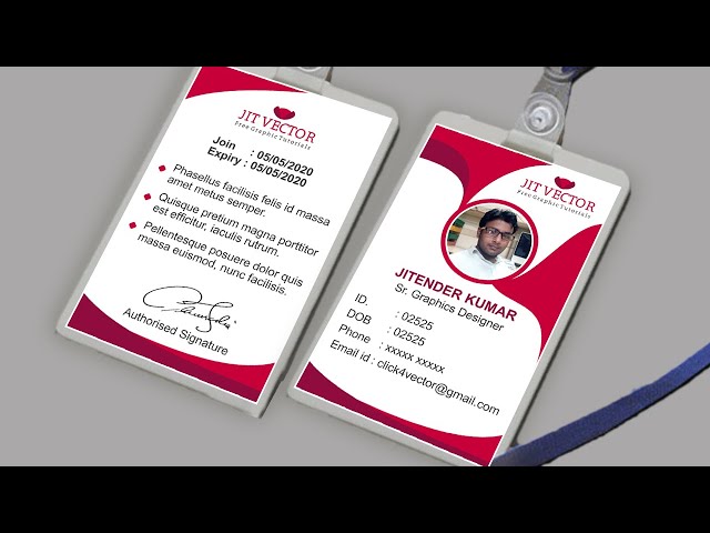 Corporate Id card free tutorial step by step in coreldraw x9 | Create a School id Design - YouTube corporate-id-card-free-tutorial-step-by-step-in-coreldraw-x9-create-a-school-id-design-youtube