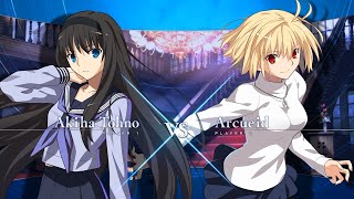 [MELTY BLOOD: TYPE LUMINA 'Akiha Tohno VS Arcueid' Gameplay Video ①]