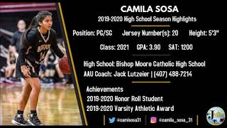 Camila Sosa | Class of 2021 | 2019-2020 High School Season Highlights (Part 2)